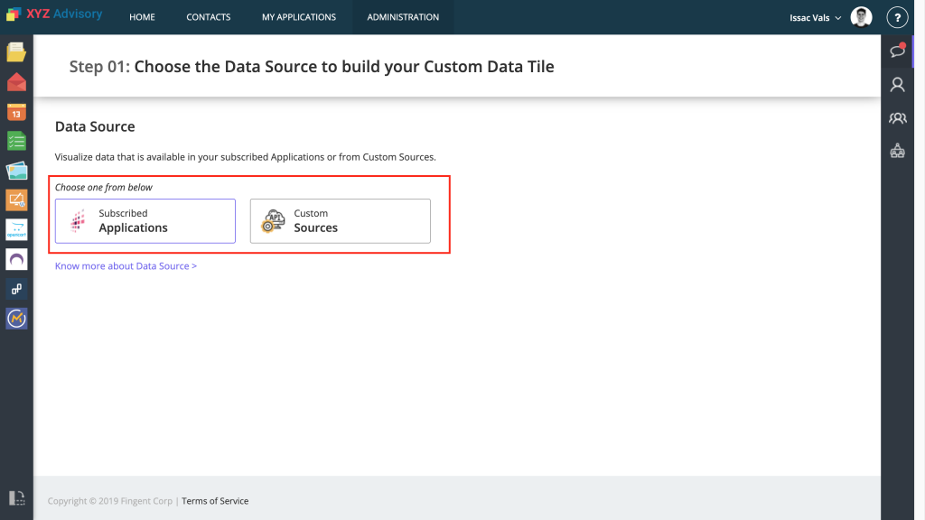 Step 01: Choose Data Source